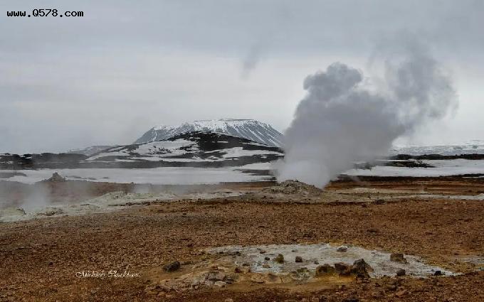 冰岛.米湖区热气田